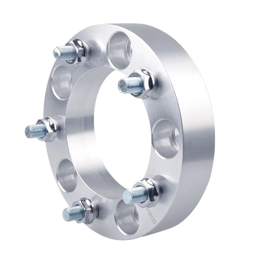 Spurverbreiterungen Für Suzuki Für Jimny Für Sorento Für Niva Für Tracker 1 Stück Geschmiedete Aluminium Spurverbreiterungen 5x139,7 CB 108mm M12x1,25(Silver spacers 35mm) von DNZOGW