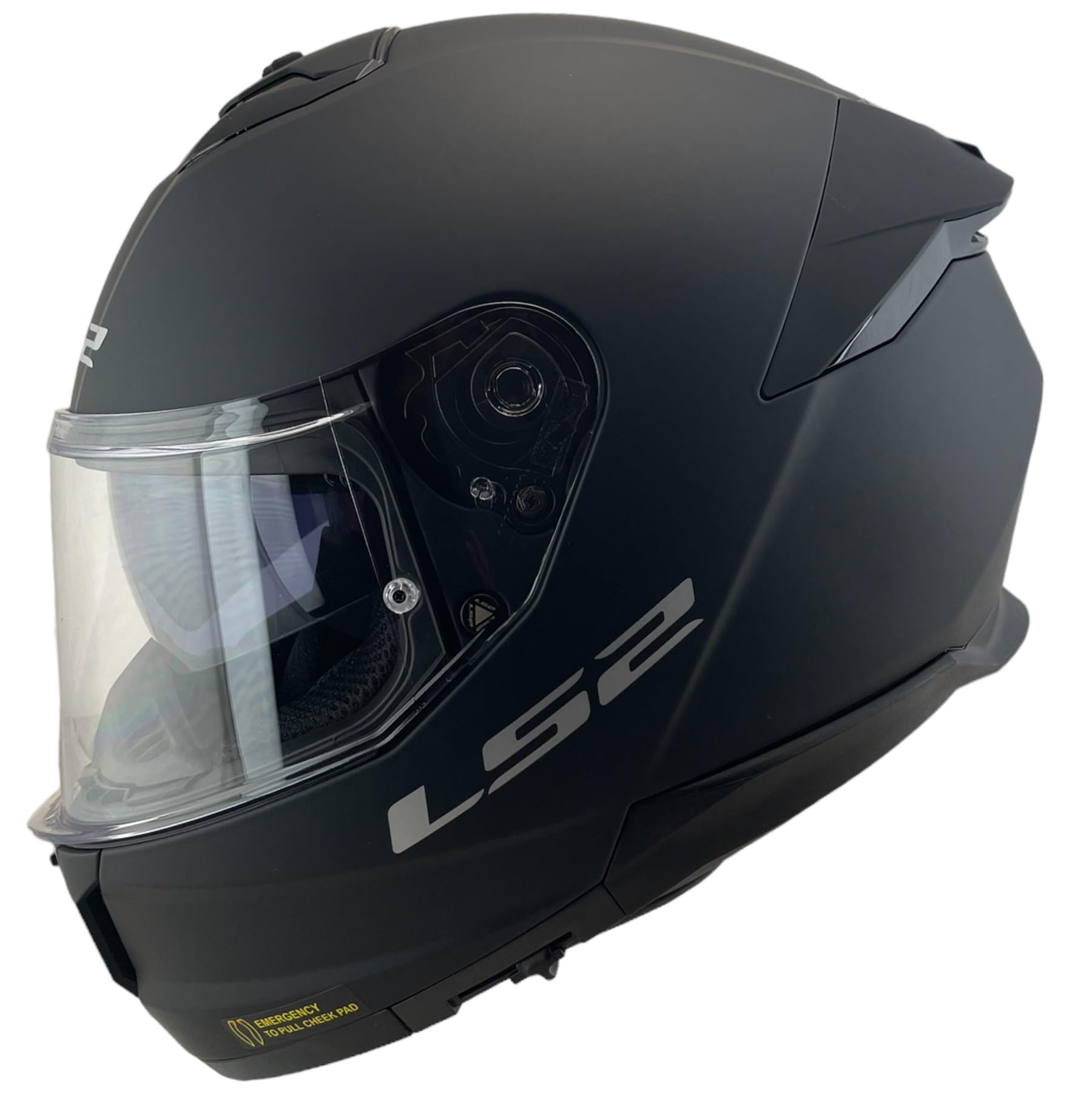 LS2 Helm Integralhelm KPA FF808 Stream II, Größe L (59/60), mattschwarz, 22.06 von DOBLE XX