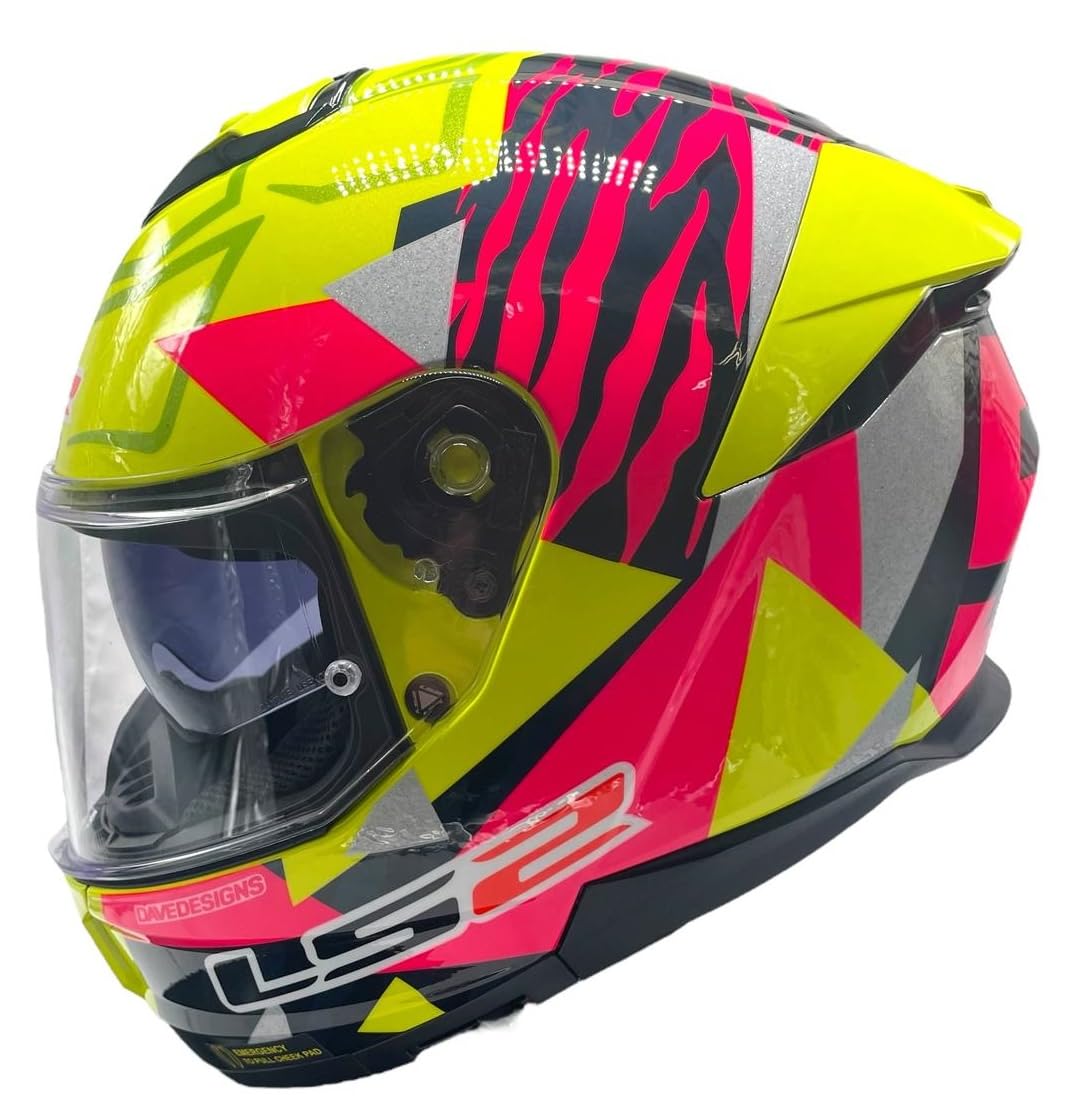 LS2 Helme Integralhelm KPA FF808 Stream II TIGUER Replica Fermin Aldeguer (XS 53/54) von DOBLE XX