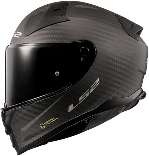 LS2 Helmet Modell Vector II aus mattem Carbon - leicht, sicher und stilvoll (L59/60) von DOBLE XX