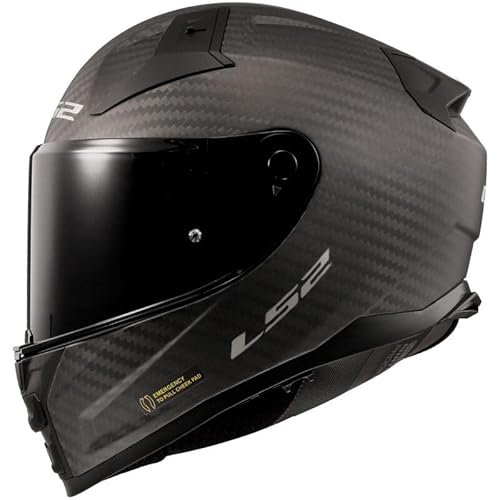 LS2 Helmet Modell Vector II aus mattem Carbon - leicht, sicher und stilvoll (M 57/58) von DOBLE XX