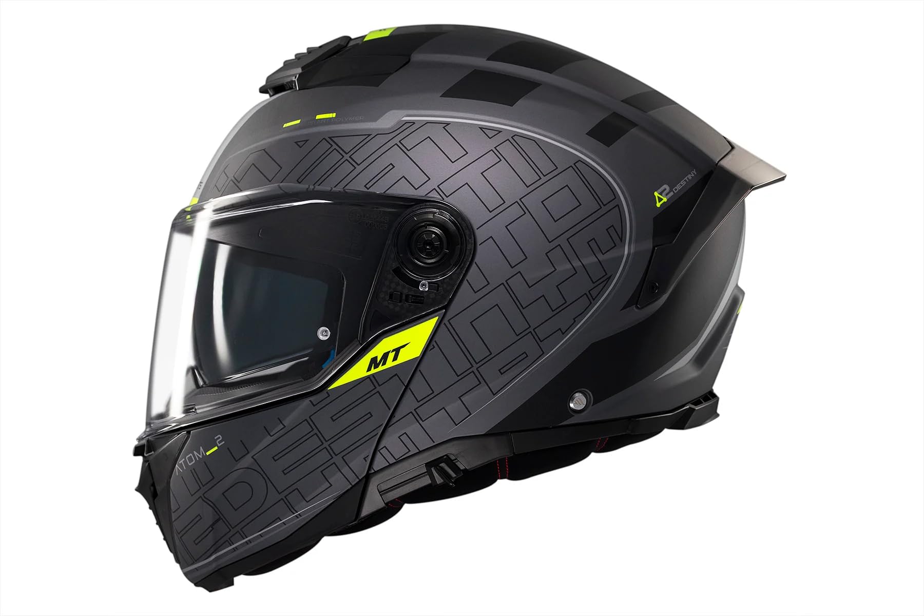 MT Helmets Atom 2 SV Destiny C2 matt voll zugelassen (XXL 63/64) von DOBLE XX