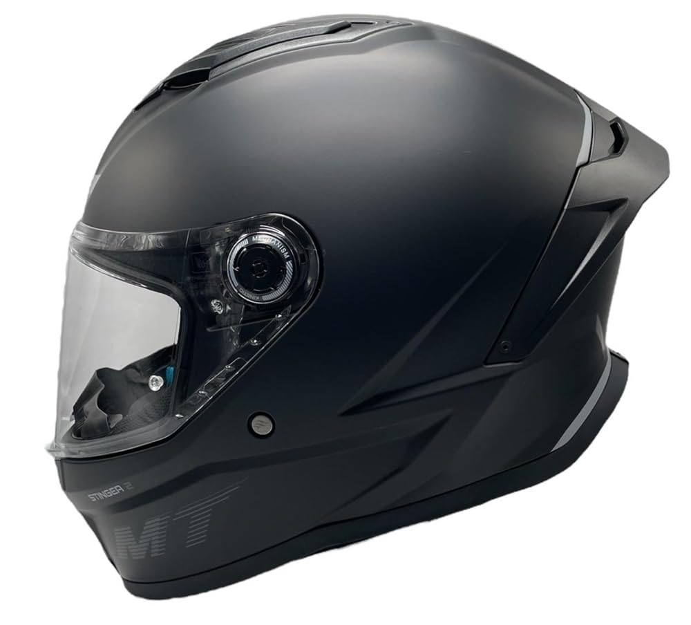 MT Helmets Integralhelm Stinger 2 Solid A11 schwarz matt (L 59/60) von DOBLE XX