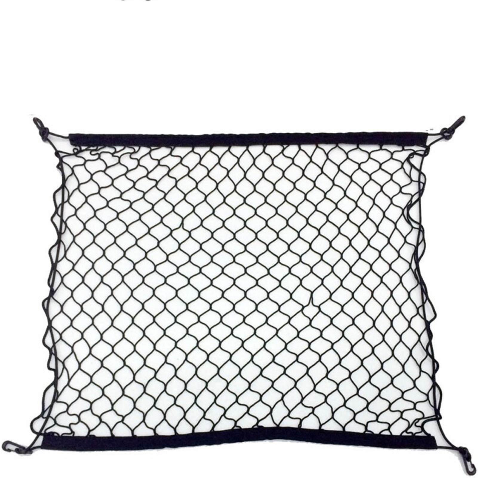 GepäCknetz Auto,GepäCknetz 60 * 50 90 * 40 90 * 60 70 * 70 120 * 60 cm Auto mesh elastische Nylon hintere rücksehnelkofferraum lagerung Organizer gepäck netzhalter zubehör(70x70) von DOBRVVGT