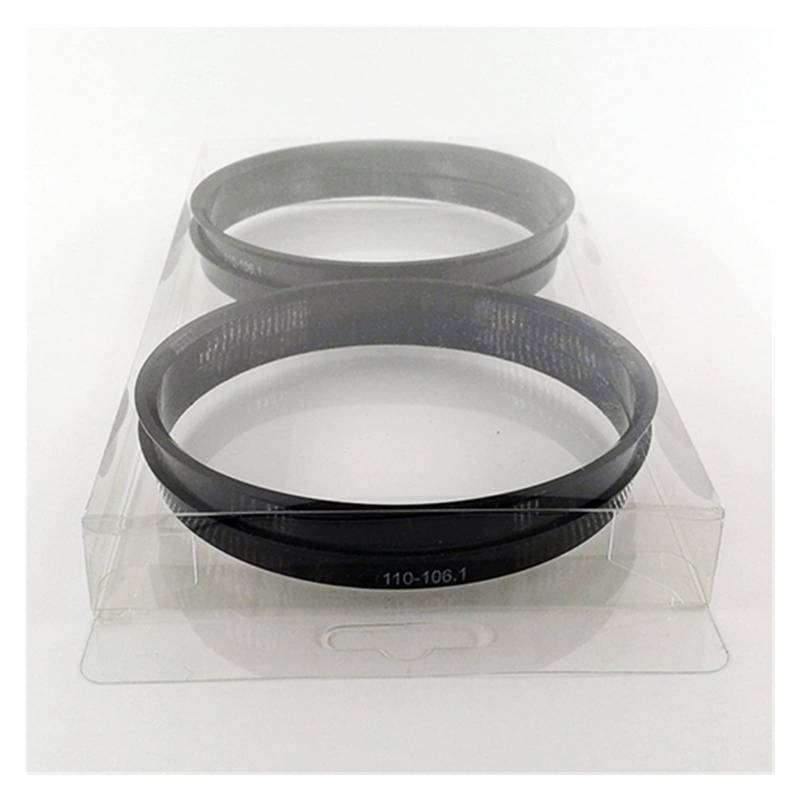 Zentrierringe,Radnaben-Zentrierringe 70.1-63.4mm 20 stücke schwarz kunststoff rad nub zentral ring benutzerdefinierte größe verfügbar rad randteile zubehör axt(Blister package) von DOBRVVGT