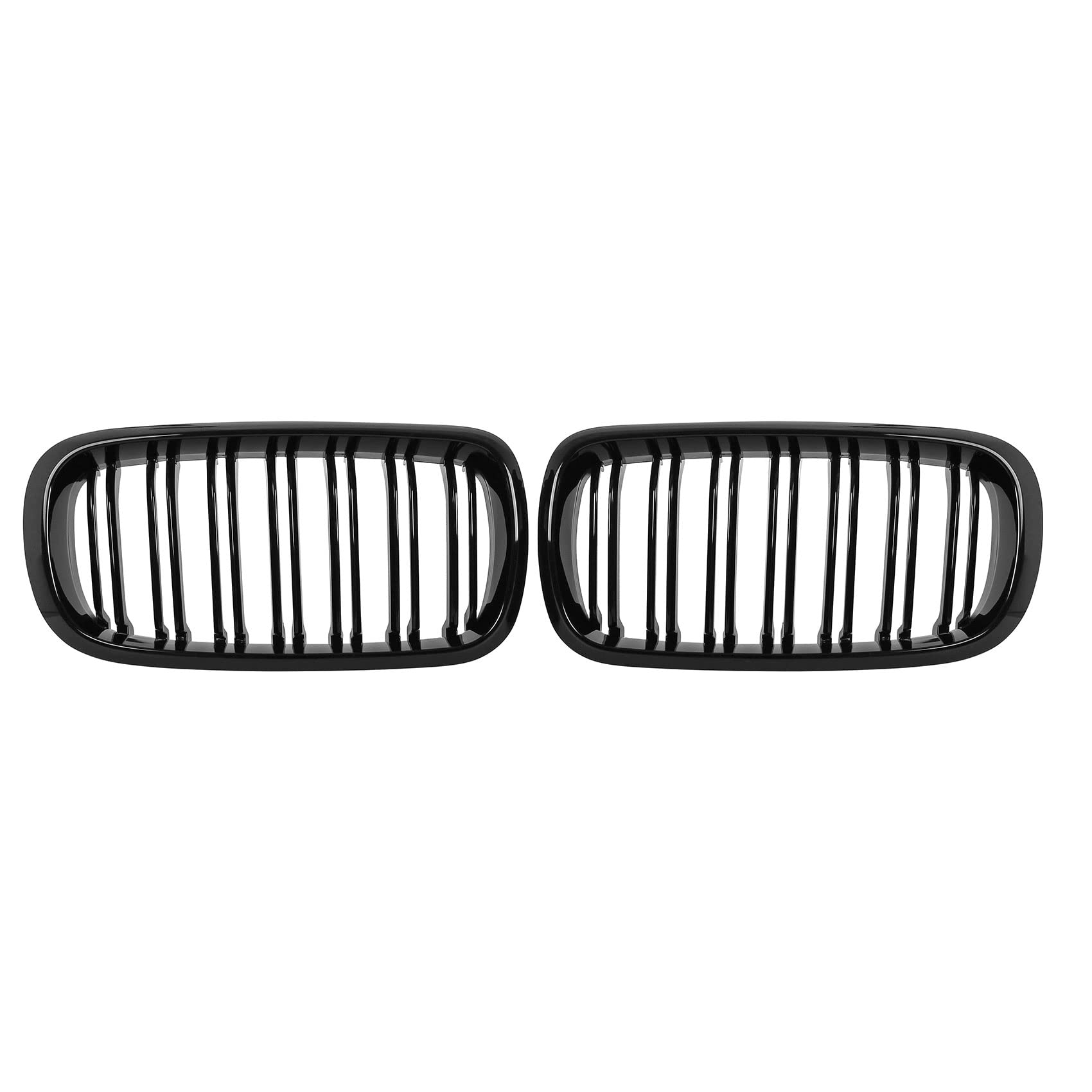 DOCAS Kühlergrill für X5 Series F15 X6 Series F16 X5M F85 X6M F86 2014-2018 Nieren Doppelsteg Sport Glanz Schwarz von DOCAS