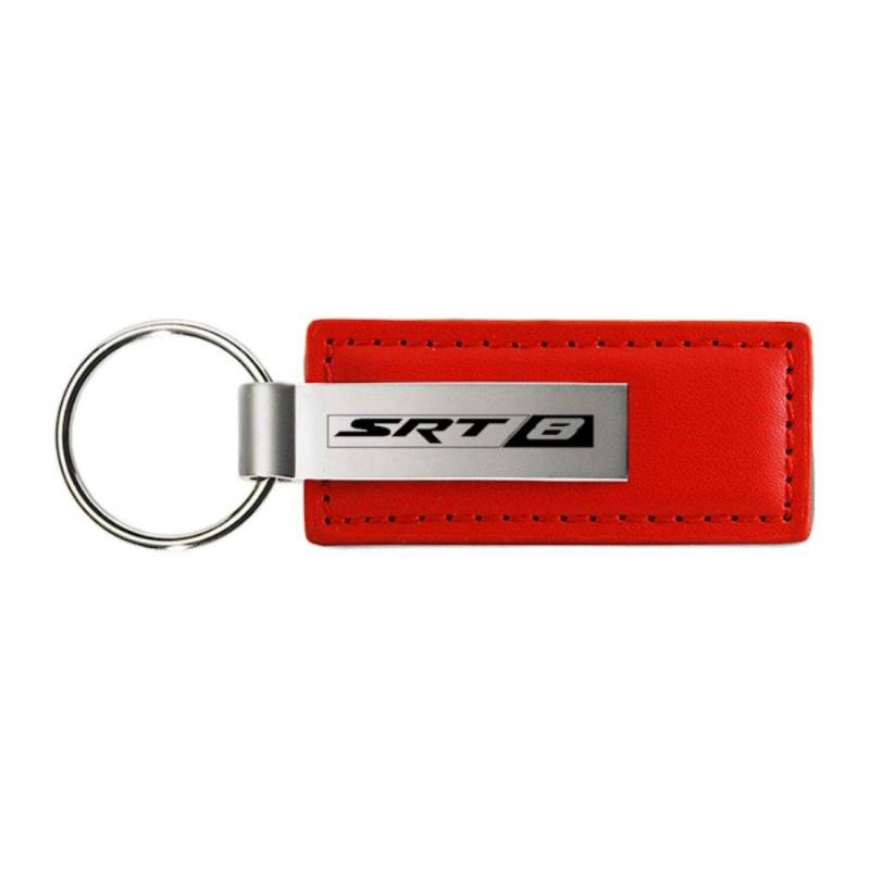 Chrysler Jeep Dodge SRT-8 Red Leather Car Key Chain von DODGE