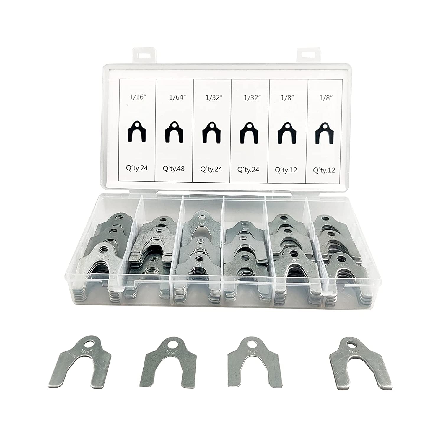 144 Stück Auto Alignment Körperscheibe 1/16 Zoll 1/64 Zoll 1/32 Zoll 1/8 Zoll Sortiment Set von DODODIY