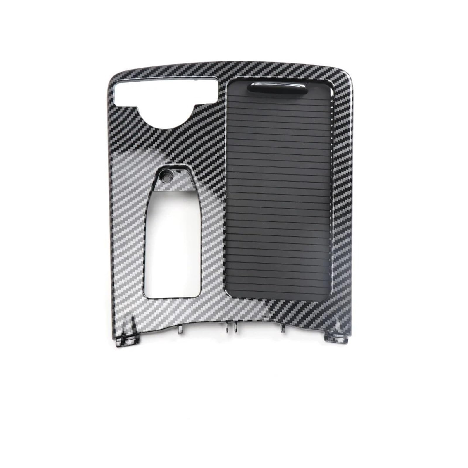 DOFABI, for Mercedes, W204 W207 W212 Kohlefaser Mittelkonsole Getränkehalter Abdeckung Armlehne Aufbewahrungsbox Rollo, for Benz, CE-Klasse Konsolen-Rollladenabdeckung(1 Set) von DOFABI