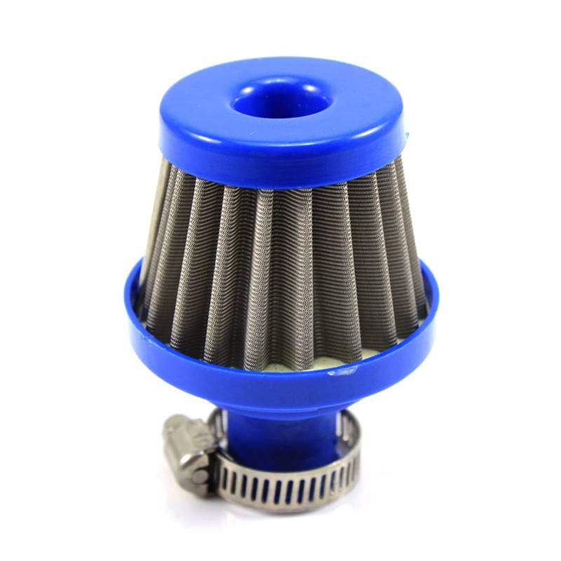 DOFABI 12mm Luftfilter 0,5 Zoll Innendurchmesser Auto Motorrad, for Mini, Entlüftungsfilter Kaltlufteinlass High Flow XH-UN031 Motorrad-Luftfilter(Blue) von DOFABI