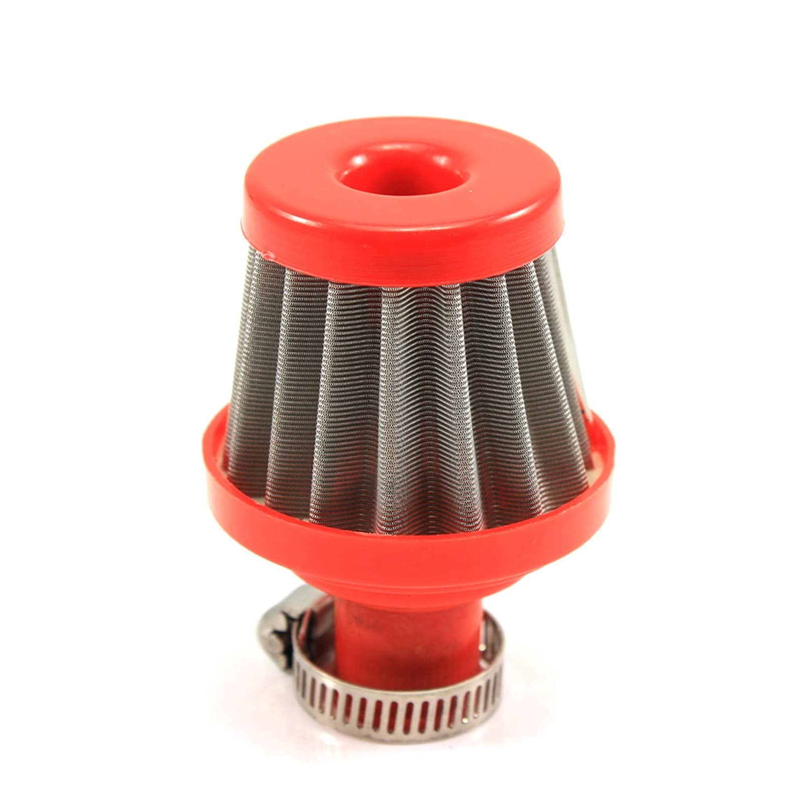 DOFABI 12mm Luftfilter 0,5 Zoll Innendurchmesser Auto Motorrad, for Mini, Entlüftungsfilter Kaltlufteinlass High Flow XH-UN031 Motorrad-Luftfilter(Red) von DOFABI