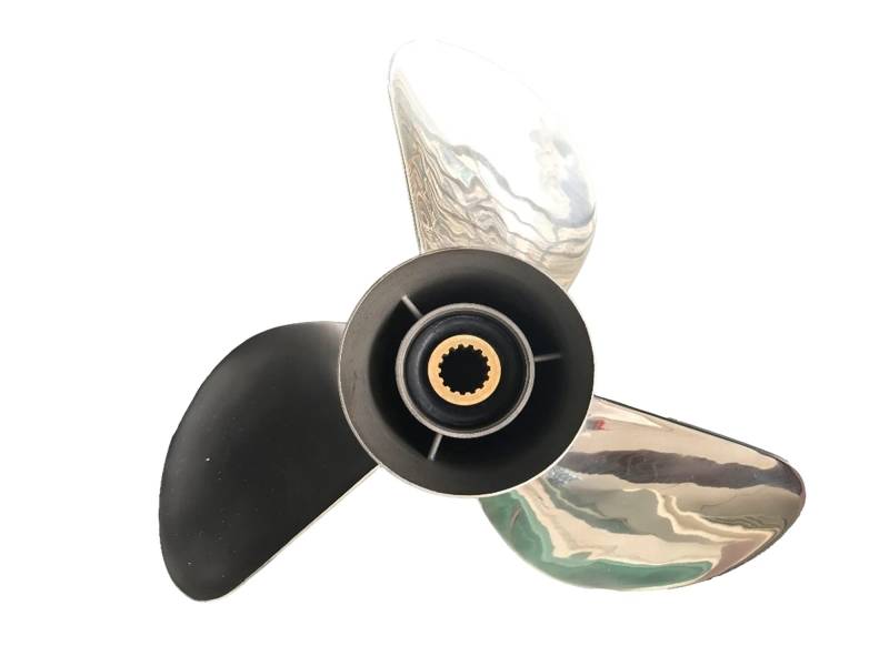 DOFABI 3x14 1/4x21 150HP-300HP, for Johnson Propeller Steel Propeller 15 Zahn Marine Boot Boot Zubehör Marine Propeller Bootsmotorpropeller von DOFABI