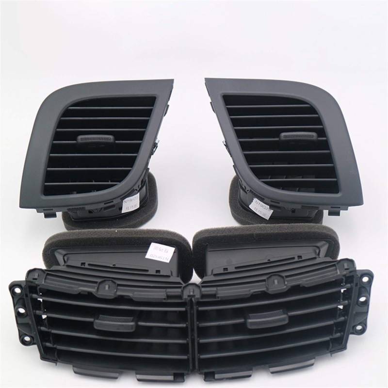 DOFABI Center Air Duct Vent Air Düse Auto Klimaanlage Outlet, for Hyundai, for Verna Solaris Ventile Klimaanlage Düse Auslass des Klimaanlagengitters(Black) von DOFABI