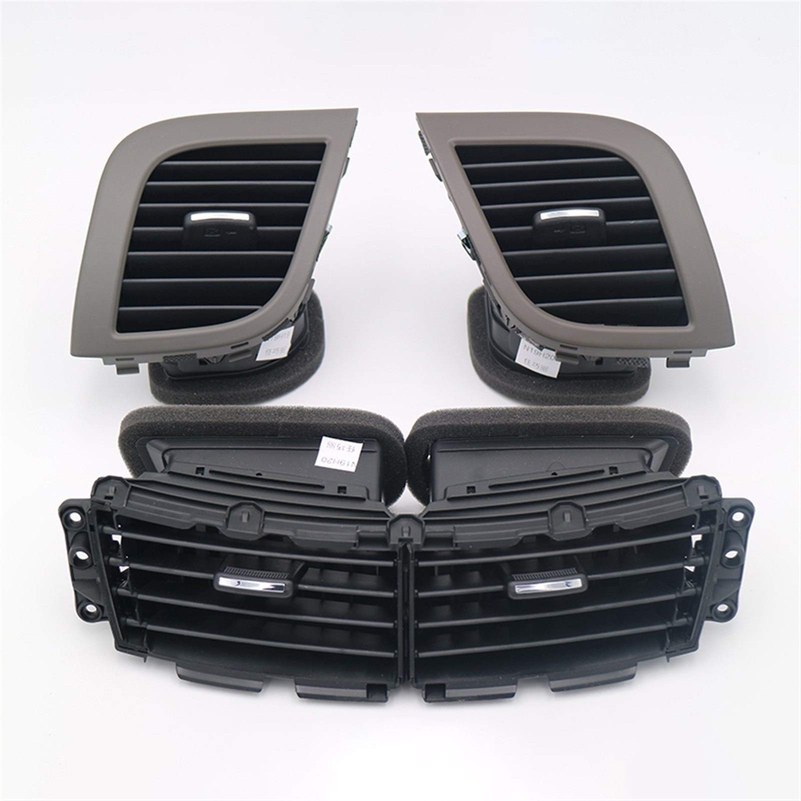 DOFABI Center Air Duct Vent Air Düse Auto Klimaanlage Outlet, for Hyundai, for Verna Solaris Ventile Klimaanlage Düse Auslass des Klimaanlagengitters(Grey) von DOFABI