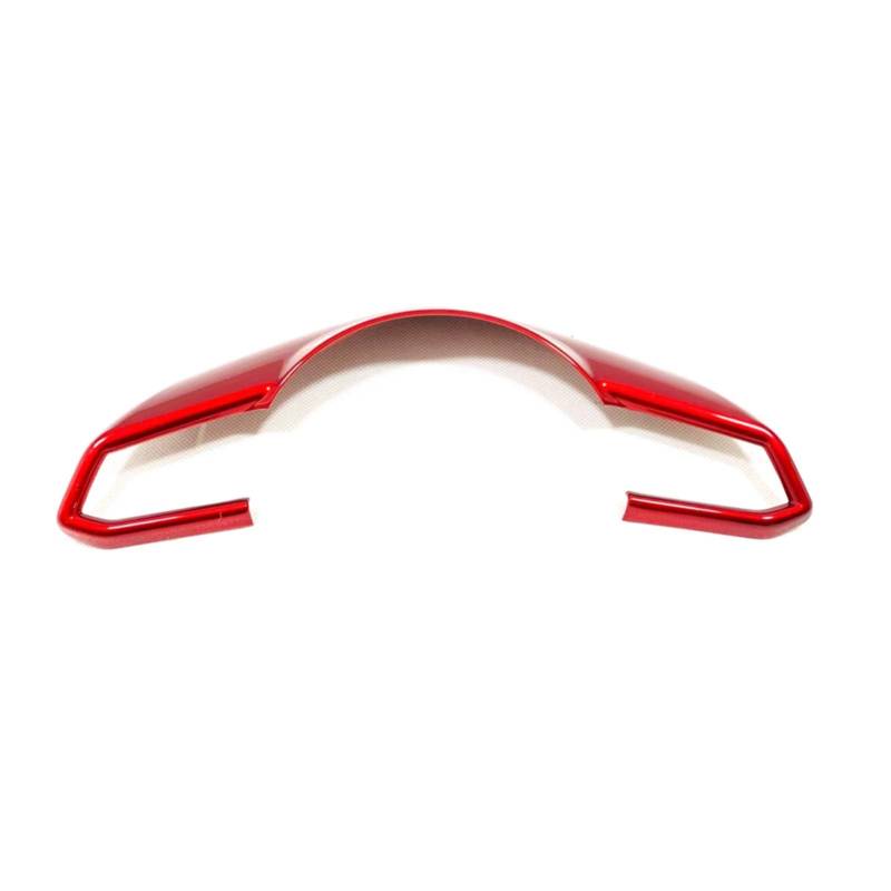 DOFABI Dekorative Lenkradabdeckung, for Mazda 6 M6 Atenza 2018 2019 2020 Zierabdeckung für Lenkradverkleidung(Upper Red) von DOFABI