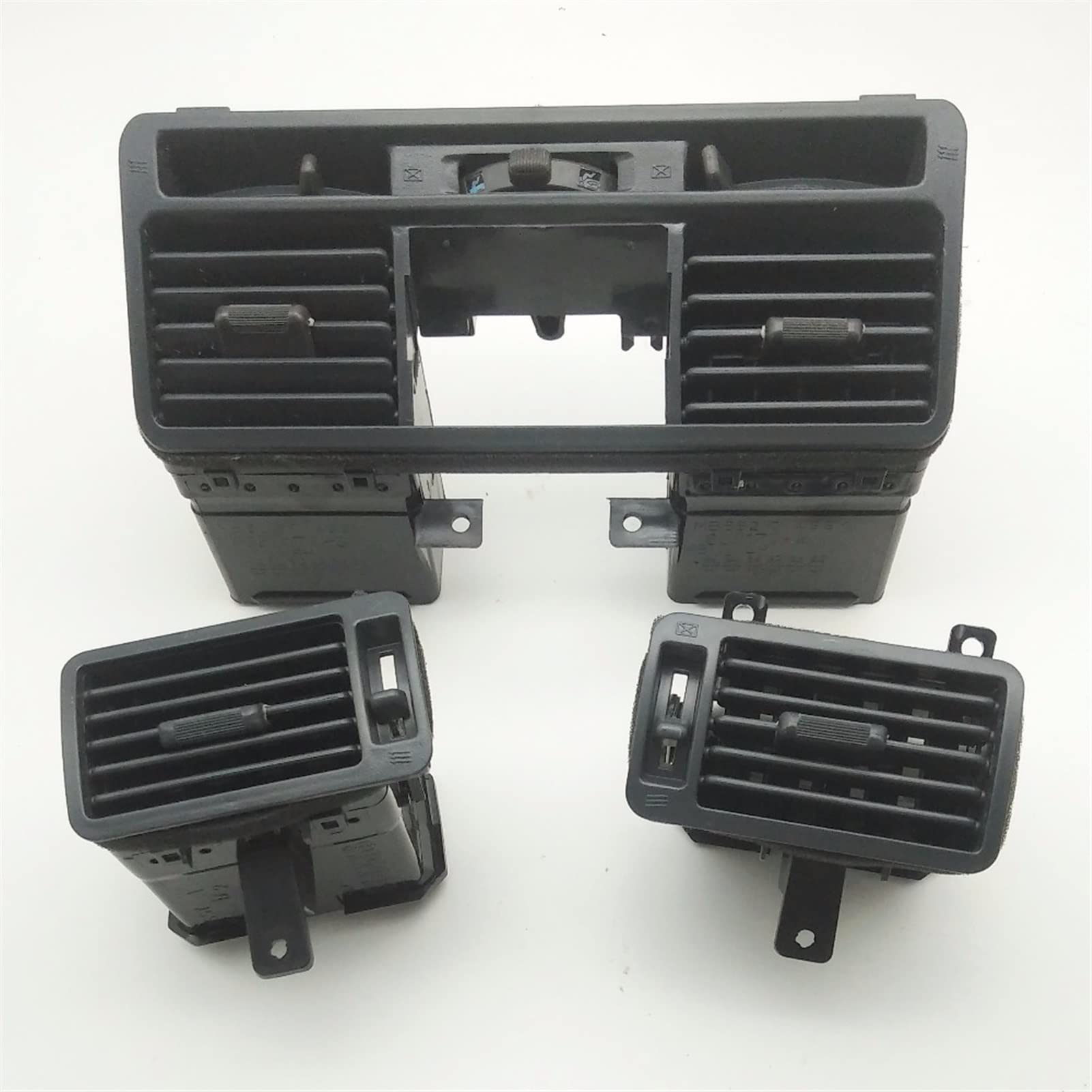 DOFABI Klimaanlagenauslass for Pajero, Lufteinlass for Montero, Lüftungs-Entfrostungsloch 1989–1999 V43 V24 V31 V44 V32 V33 Instrumenten-Wechselstromabdeckung Auslass des Klimaanlagengitters(A Set) von DOFABI