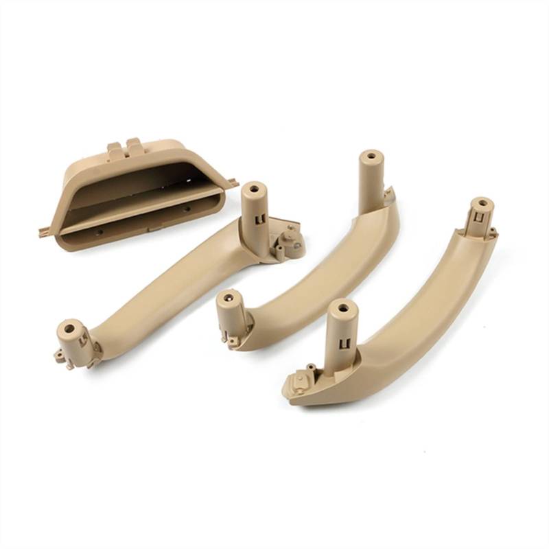 DOFABI LHD/RHD 4 Teile/Satz Autotürgriff Panel Pull Trim Abdeckung Innengriff, for, for X3 F25 X4 F26 2011 2012 2013 2014 2015 2016 2017 Türgriff(Beige Set) von DOFABI