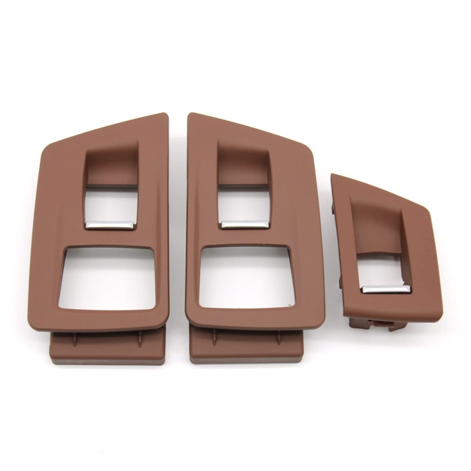 DOFABI LHD RHD Innenverkleidung for Fensterheber-Einstellschalter der Beifahrertür, for, for 5er F10 F11 F18 520i 523i 525i 528i 535i Türgriff(LHD Brown) von DOFABI