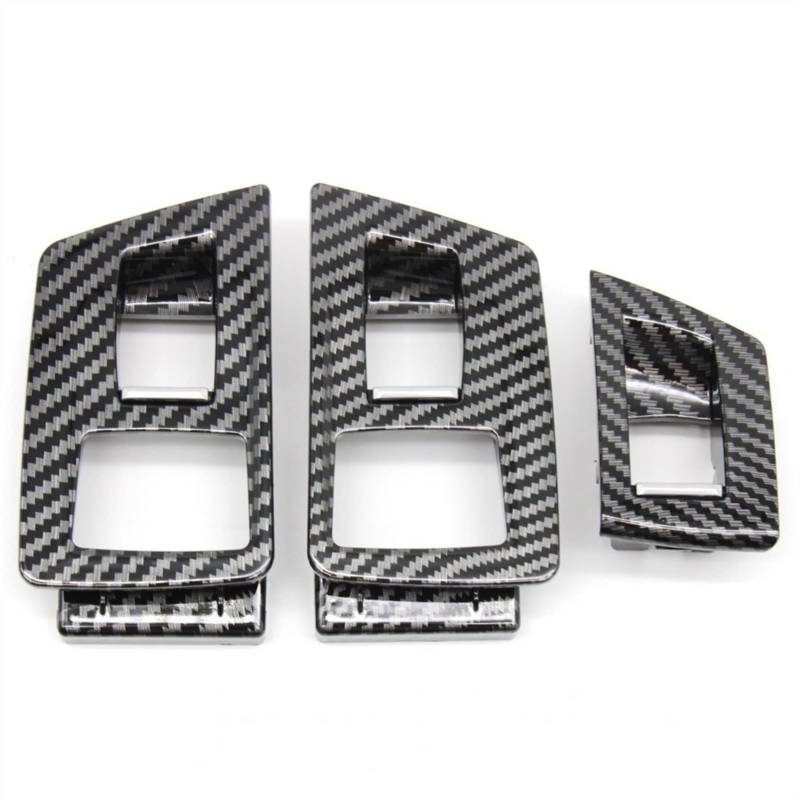 DOFABI LHD RHD Innenverkleidung for Fensterheber-Einstellschalter der Beifahrertür, for, for 5er F10 F11 F18 520i 523i 525i 528i 535i Türgriff(LHD Carbon Fiber) von DOFABI