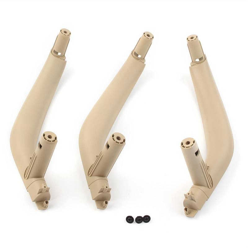 DOFABI RHD 3 Teile/Satz Auto ABS Innentürgriff-verkleidungsabdeckung, for, for X5 X6 F15 F16 2014 2015 2016 2017 2018 Beige Türgriff von DOFABI