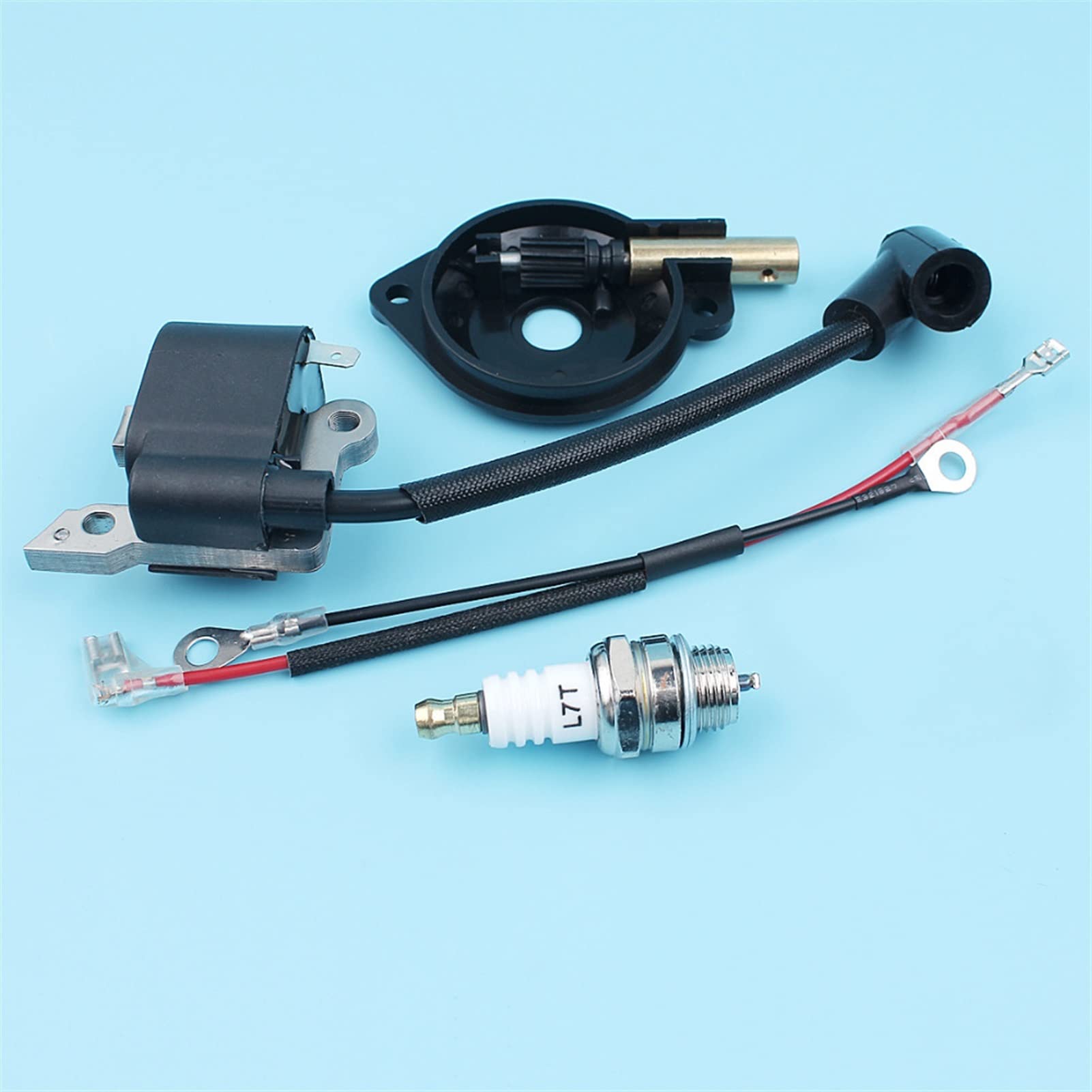 DOFABI Zündspule Ölpumpe Kill Switch Kit, for Husqvarna, 235 240 235E 240E Kettensäge 581063901 545069301 Schalter-Austauschsatz von DOFABI