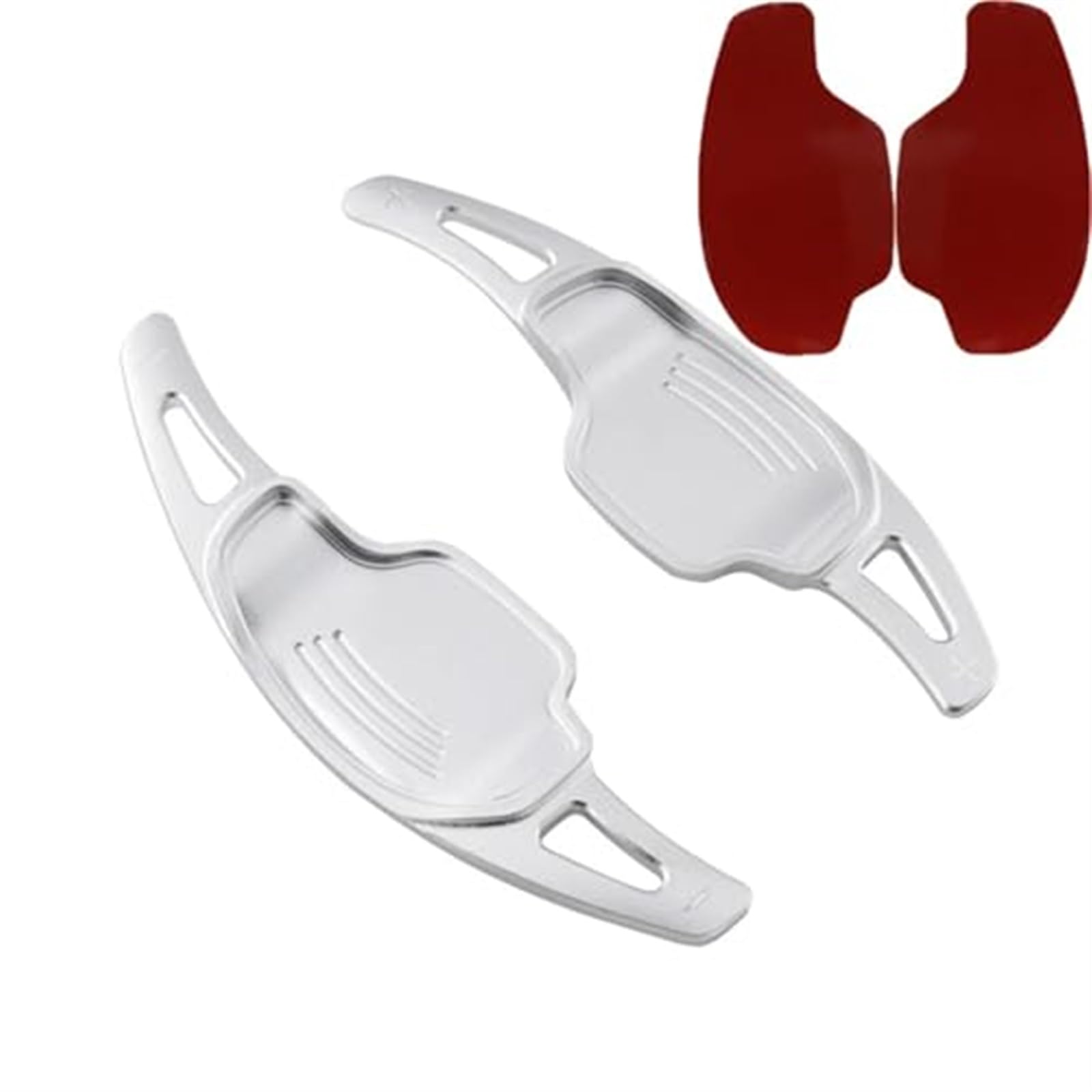 DOFABI for Chevrolet SS, for Camaro, ZL1 1LE RS SS, for Gedenk-Z28 TF4 Auto-Lenkrad-Paddel-Shift-Verlängerung Quick Shifter Schaltwippen-Erweiterungen(Silver) von DOFABI