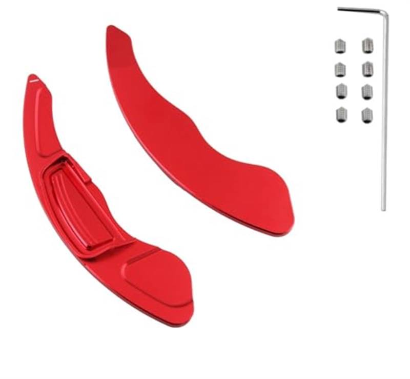 DOFABI for Civic, FD6 FN2, for Jazz, Sport Fit GE 2013, for Insight ZE2 Auto-Lenkrad-Paddle-Shift-Verlängerung Quick Shifter Schaltwippen-Erweiterungen(RED) von DOFABI