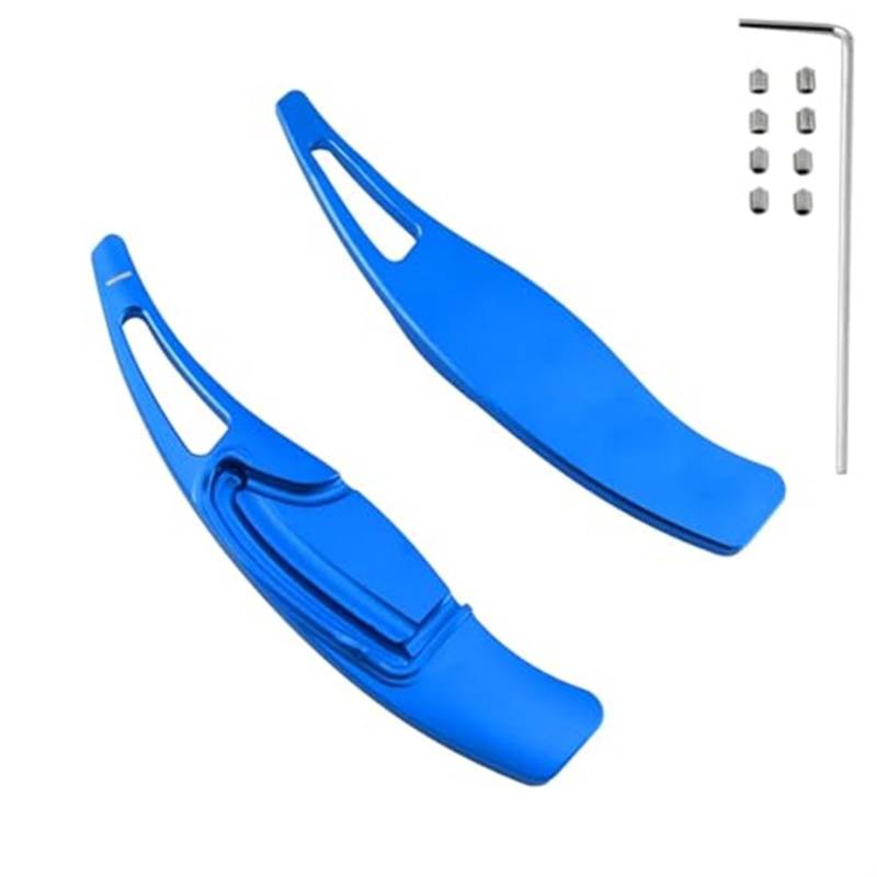 DOFABI for Civic, Tourer FK2, for Limousine FB7 CR-V 2013 N-ONE N-WGN Auto Lenkrad Paddle Shift Verlängerung Quick Shifters Aufkleber Schaltwippen-Erweiterungen(Blue) von DOFABI