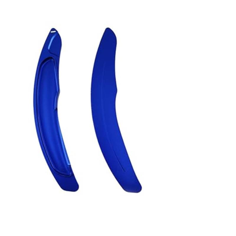 DOFABI for Mitsubishi, for Lancer, for Outlander PHEV Pajero, for Sport RVR ASX, for Delica D:5 L200 Auto-Lenkrad-Schaltwippen-Verlängerungsaufkleber Schaltwippen-Erweiterungen(Type B Blue) von DOFABI