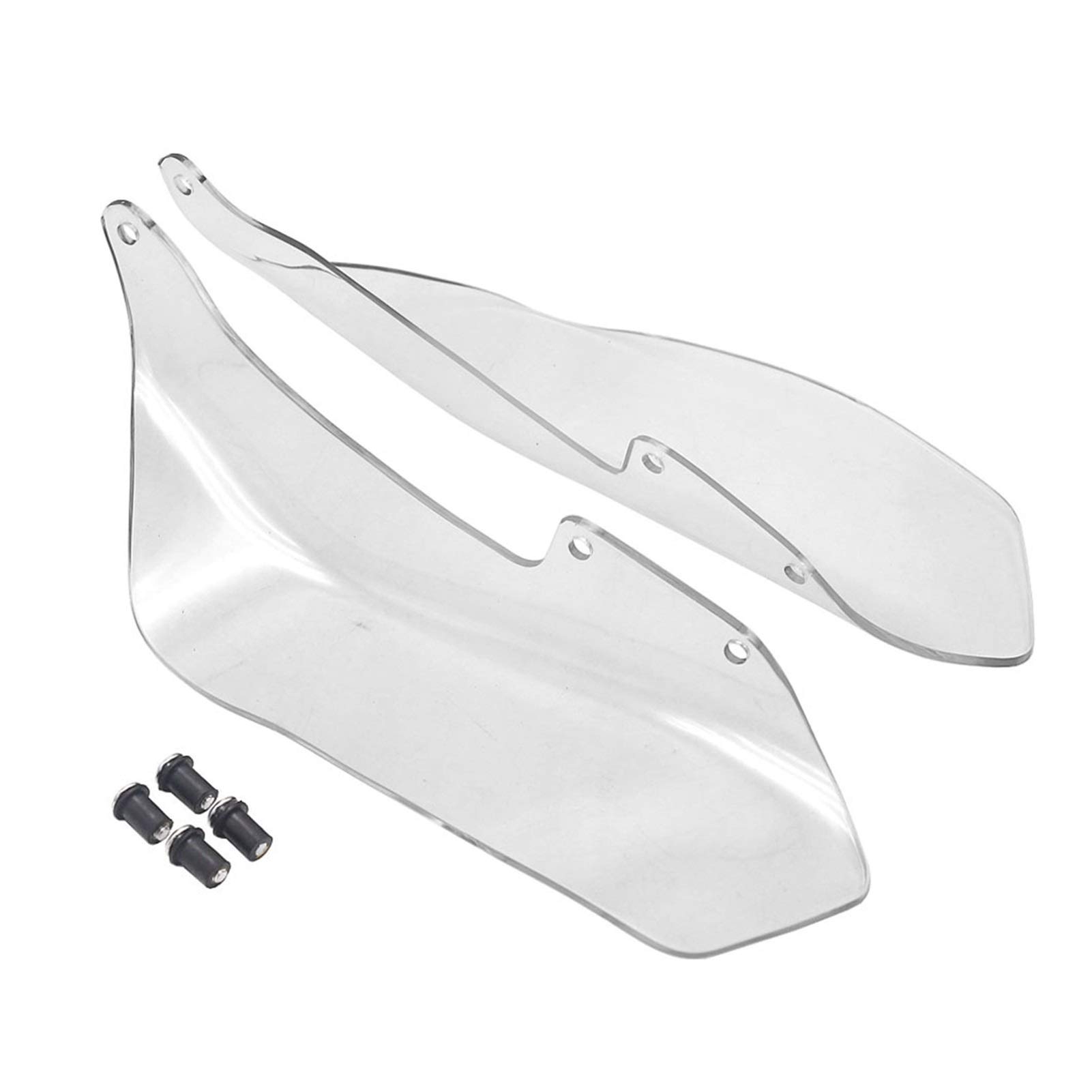 DOFABI for Yamaha, XT1200Z XT 1200 Z Super Tenere 2012 2013 Windabweiser Paar Windschutzscheibe Handschutz XT1200 Z Seitenteile XT 1200Z Motorrad-Bildschirmerweiterung(Transparent) von DOFABI