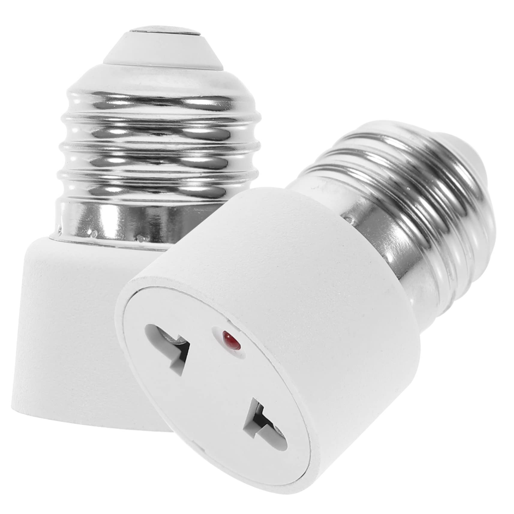 DOITOOL 2st E27 Konverter Polarisierter Lampenfassungskonverter Adapter Für Glühbirnenstecker Multi Steckeradapter E27-adapter Electrique Dual Glühbirnen-steckdosenadapter Doppelt Abs von DOITOOL