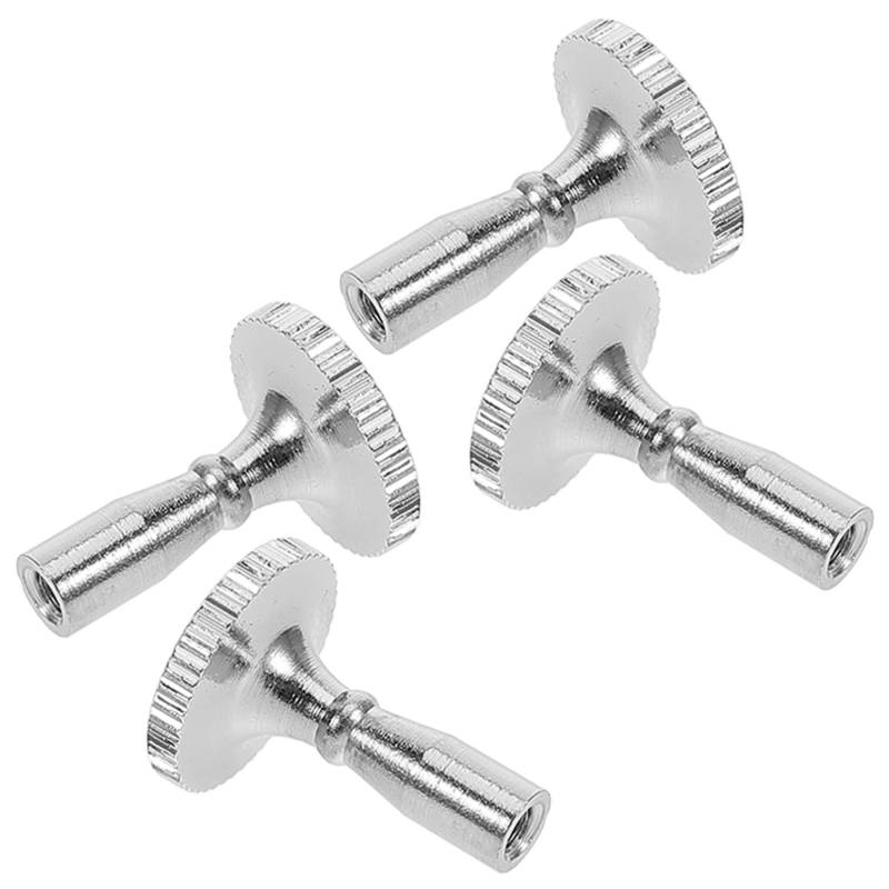 DOITOOL 4 Stück Lampenkopf-knopfschalter Lampenkabel Glühbirne Led-dimmschalter Adapter Für Lampenschirme Dimmschalter Für Led-leuchten Wandleuchten Lampenbausatz Lampenteil Silver Kupfer von DOITOOL