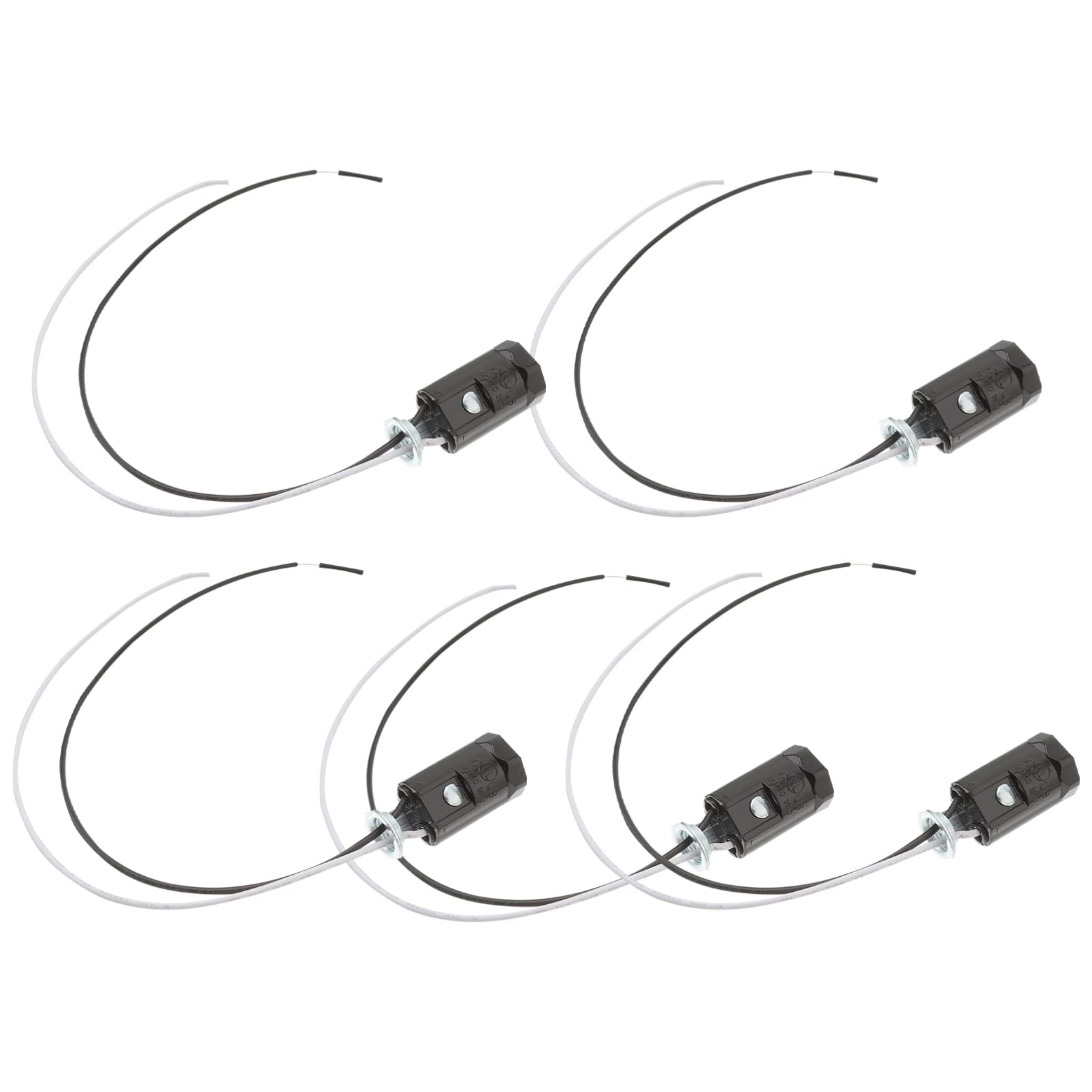 DOITOOL 5er Set E12 Lampenfassung Deckenhalterung Für Kerzenlicht Glühbirnen Elektrische Fassung Mit Kabel Ideal Für DIY Beleuchtungslösungen Und Innenraumgestaltung von DOITOOL