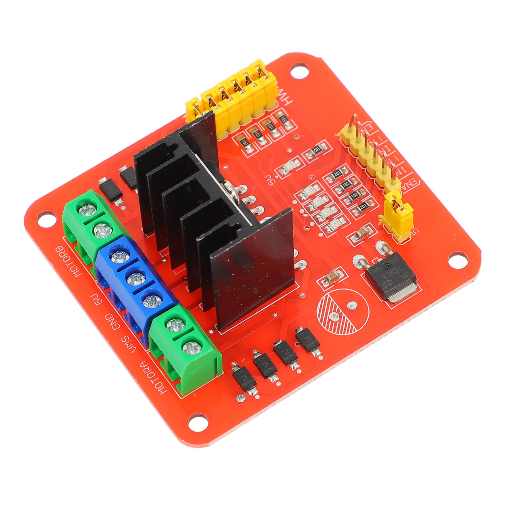 DOITOOL L298N Dual H Bridge DC Schrittmotor Treiber Modul Steuerungsboard Für Gleichstrommotoren Hochleistungsmodul Für Präzise Motorsteuerung Und Einfache Anwendung von DOITOOL