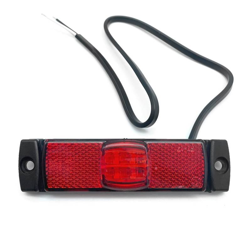 DOJA Barcelona | Begrenzungsleuchte 12v LED Licht Rot | PACK 2 Positionsleuchten | Begrenzungsleuchten Anhänger Beleuchtung | LKW Zubehör Umrissleuchte Positionslicht, Seitenmarkierungsleuchte von DOJA Barcelona