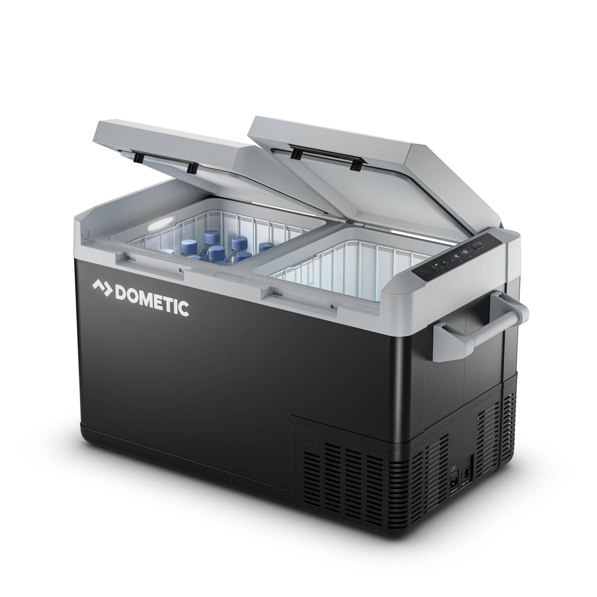 DOMETIC CFF 70DZ Zweizonen-Kompressor-Kühlbox, 70 l, Kühlung bis -18 °C, mit Batterieschutz von DOMETIC