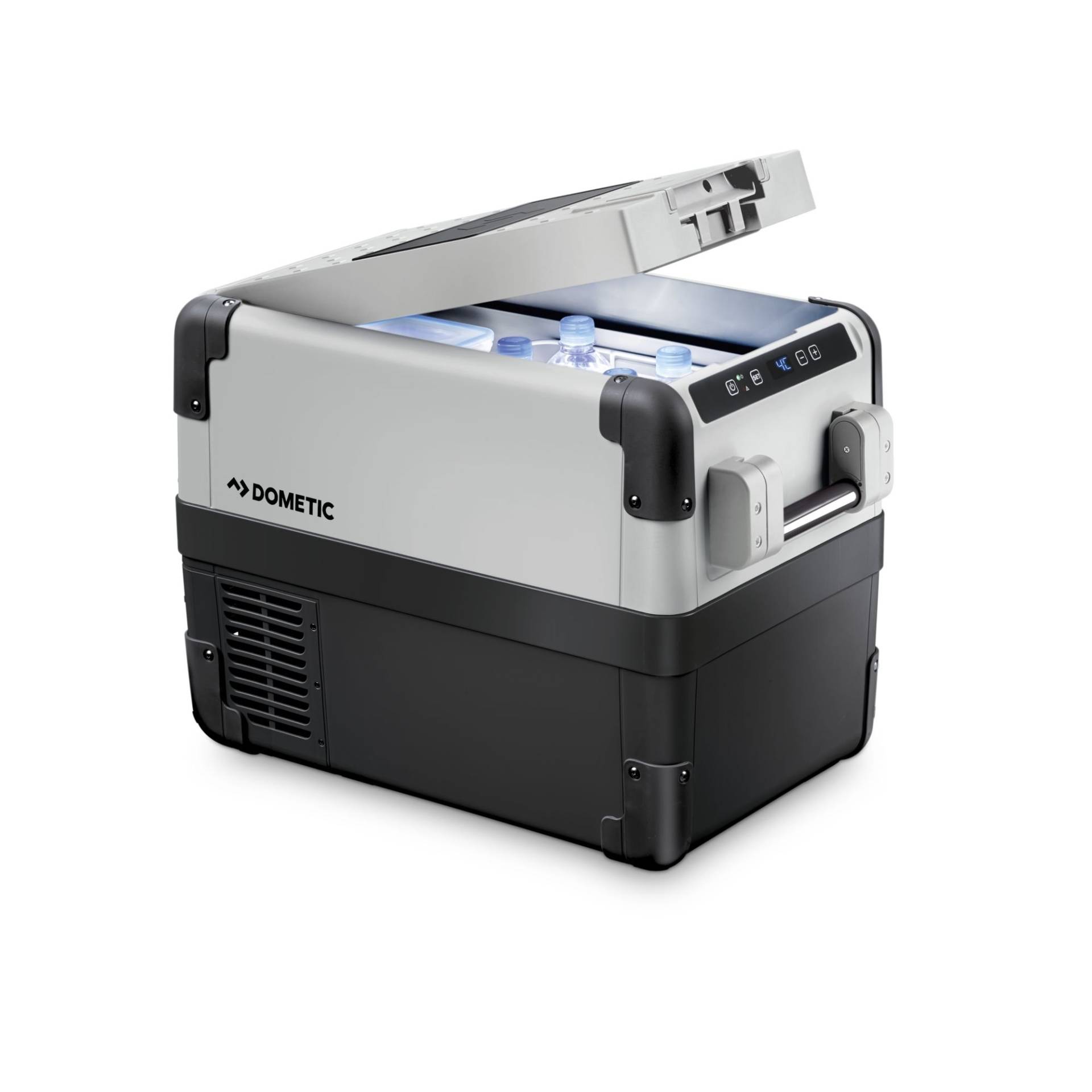 DOMETIC CFX 28, Kompressor-Kühlbox elektrisch, 26 Liter, mit USB-Anschluss, 12/24 V und 230 V, Kühlung bis -22 °C, für Auto, Lkw, Boot, Reisemobil und Steckdose von DOMETIC