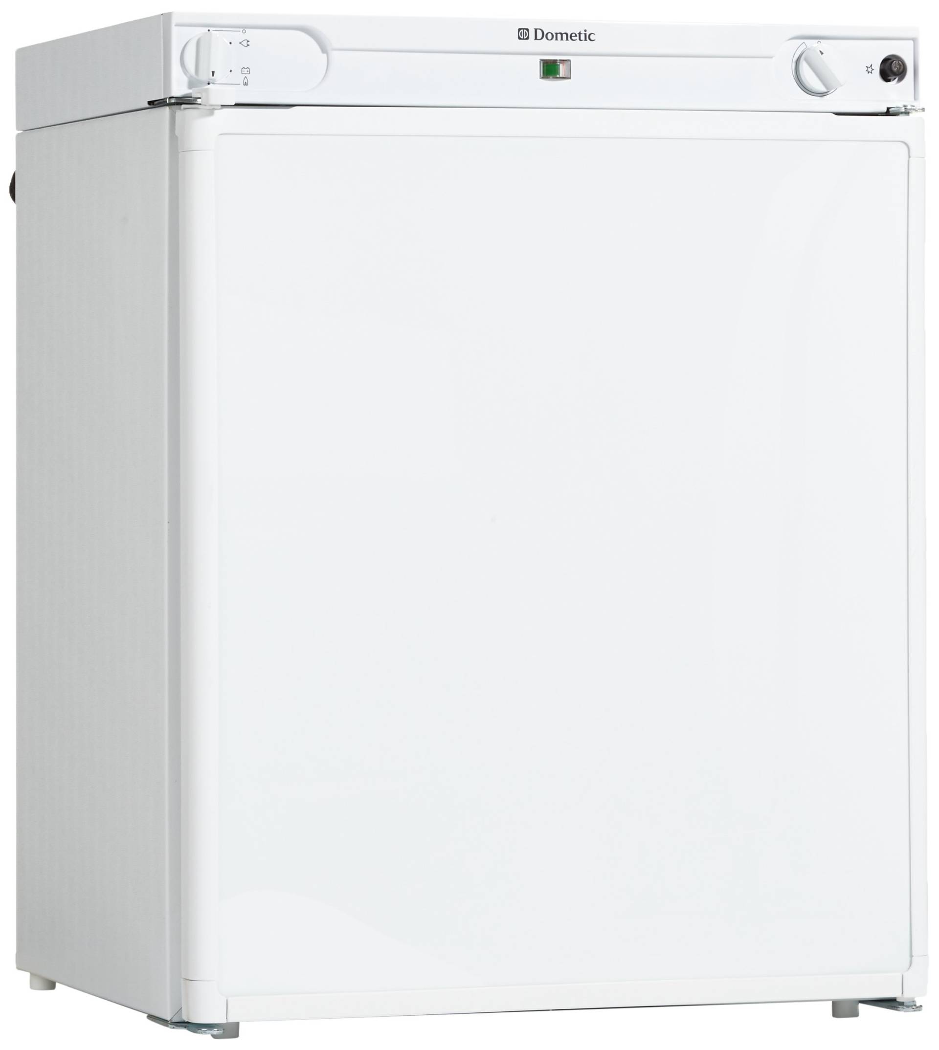 Dometic CombiCool RF62, freistehender Absorber-Kühlschrank, mit Gefrierfach, 54 Liter, Gas-Anschluss 50 mbar, 12 V und 230 V, für Camping und Schlafräume, Weiß von DOMETIC