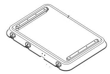 Dometic Heki Glas ohne Anbauteile von DOMETIC