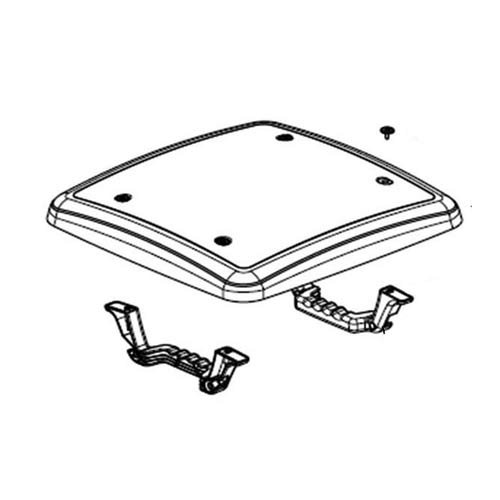 Dometic Mini Heki S Glas kpl (Griff und Montageteile) von DOMETIC