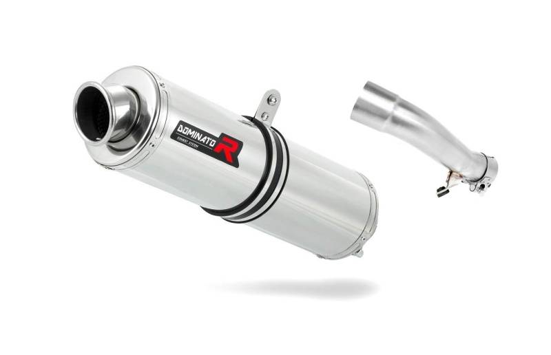 Auspuff CB 500 F rund Endschalldämpfer Dominator Exhaust Racing Slip-on 2013 2014 2015 von DOMINATOR EXHAUST SYSTEM