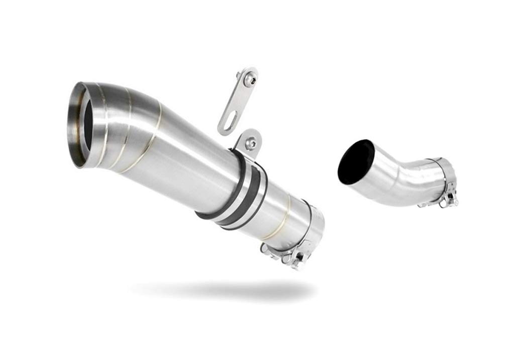 Auspuff Tuono V4 1100 RR Low Level GP II Schalldämpfer Dominator Exhaust Racing Slip-on 2015 2016 von DOMINATOR EXHAUST SYSTEM