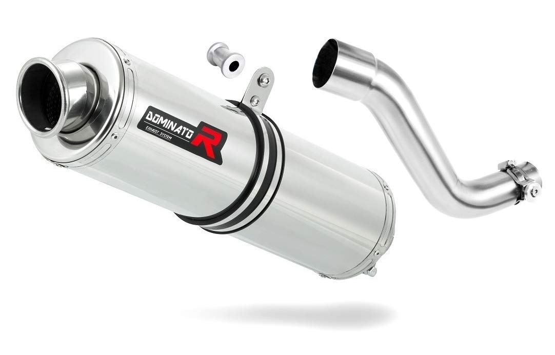 CRF 250 Rally Auspuff rund Endschalldämpfer Dominator Exhaust Racing Slip-on 2017 2018 2019 von DOMINATOR EXHAUST SYSTEM