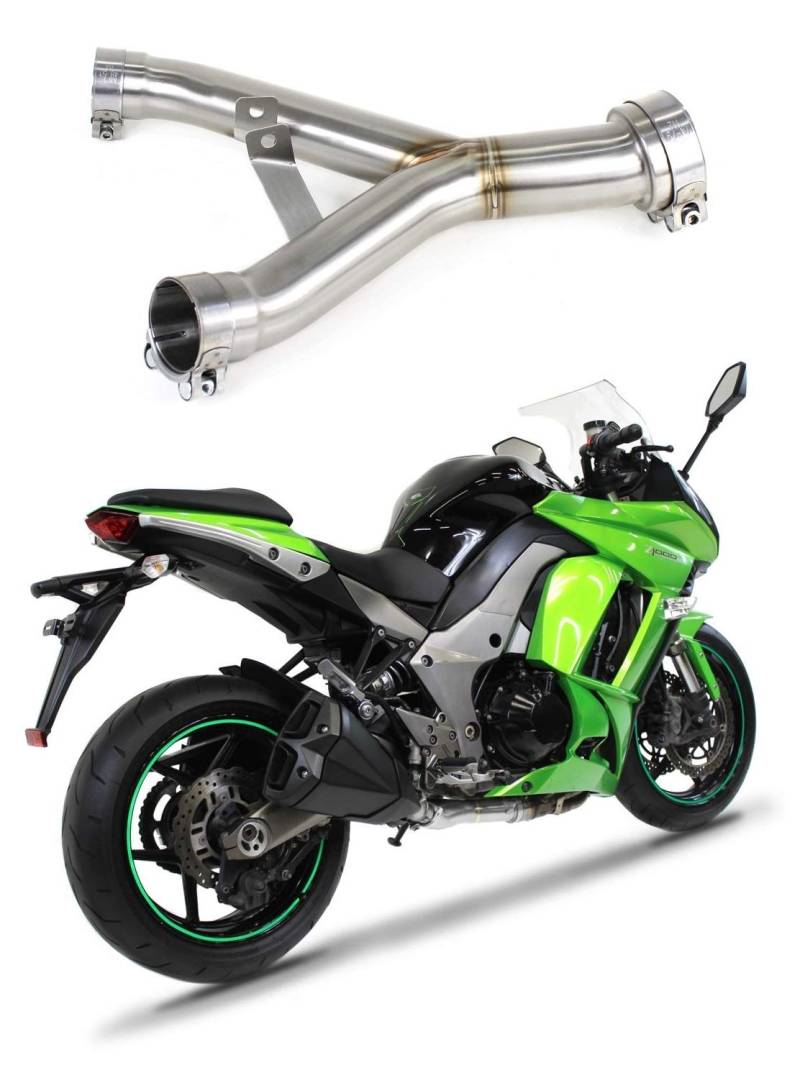 DE-CAT DECAT Cat Eliminator Pipe Dominator Kompatibel mit Z1000 Z 1000 SX 2014 2015 2016 von DOMINATOR EXHAUST SYSTEM