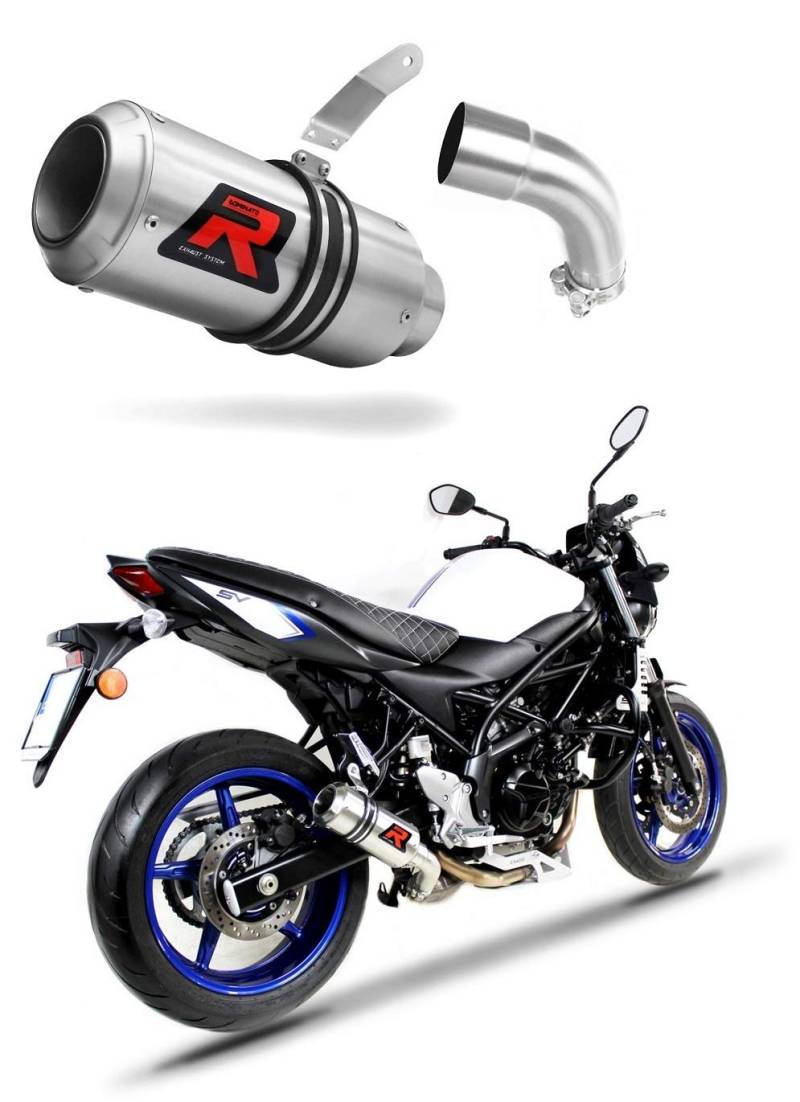 DOMINATOR Auspuff Endschalldämpfer GP kompatibel mit SV 650 2016-2020 von DOMINATOR EXHAUST SYSTEM