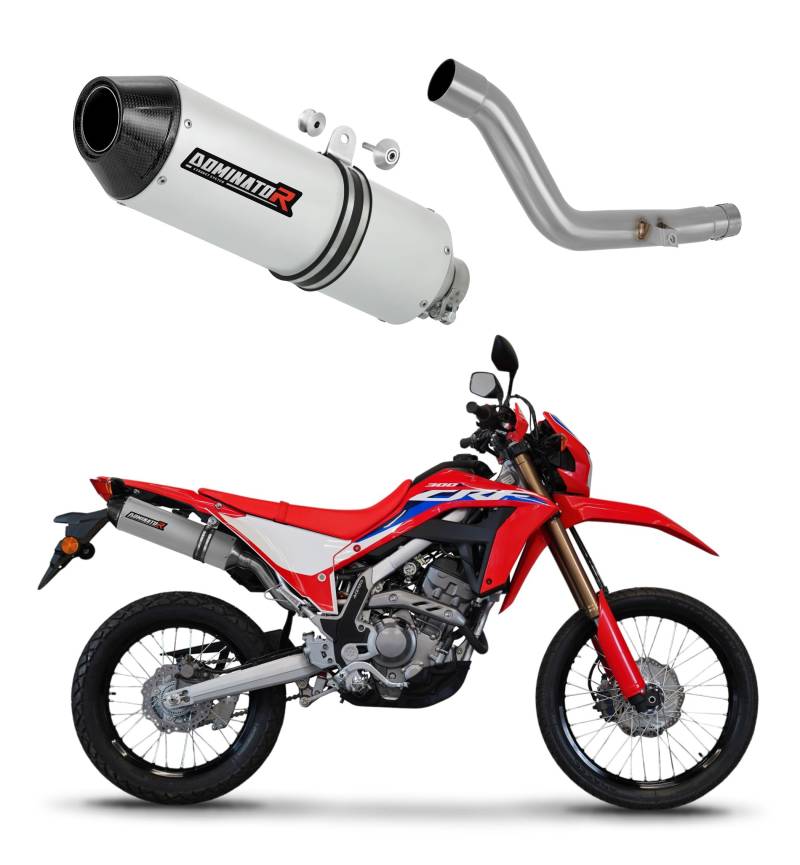 DOMINATOR Auspuff Endschalldämpfer MX2 kompatibel mit CRF 300L / Rally 2021-2023 von DOMINATOR EXHAUST SYSTEM