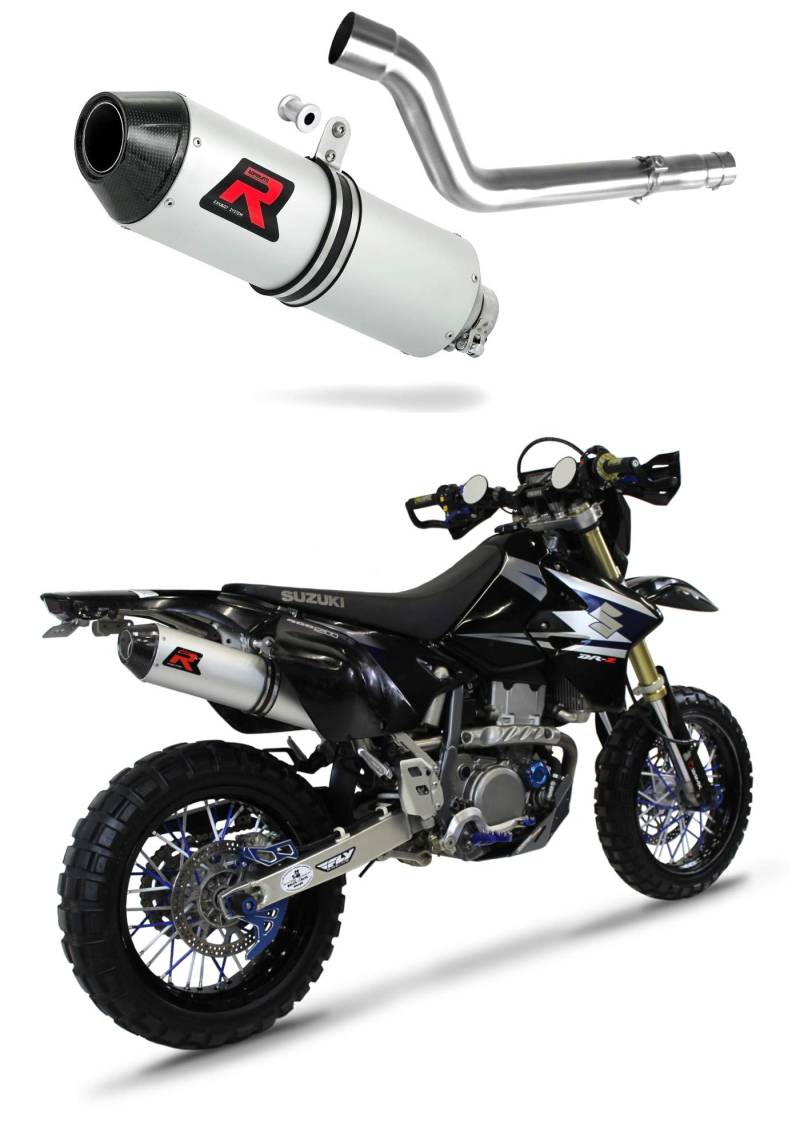 DOMINATOR Auspuff Endschalldämpfer MX2 passend für DRZ 400 SM S von DOMINATOR EXHAUST SYSTEM