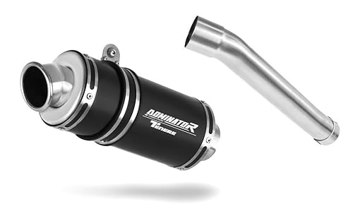 DOMINATOR Schalldämpfer Auspuff GP1 BLACK kompatibel mit Tenere 700 2021-2023 von DOMINATOR EXHAUST SYSTEM