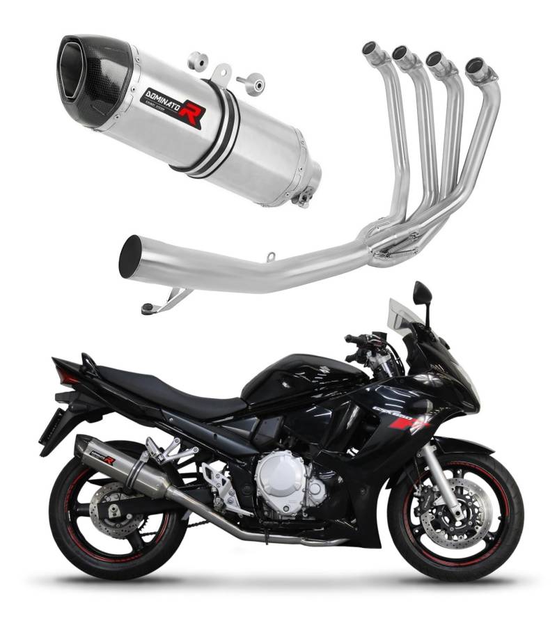 DOMINATOR Auspuffanlage Endschalldämpfer HP1 kompatibel mit GSXF 650 2007-2016 von DOMINATOR EXHAUST SYSTEM