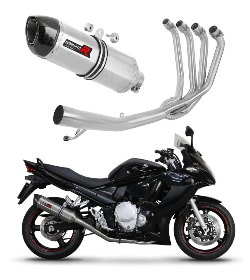 DOMINATOR Auspuffanlage Endschalldämpfer HP1 passend für GSX 1250 FA 2010-2016 von DOMINATOR EXHAUST SYSTEM